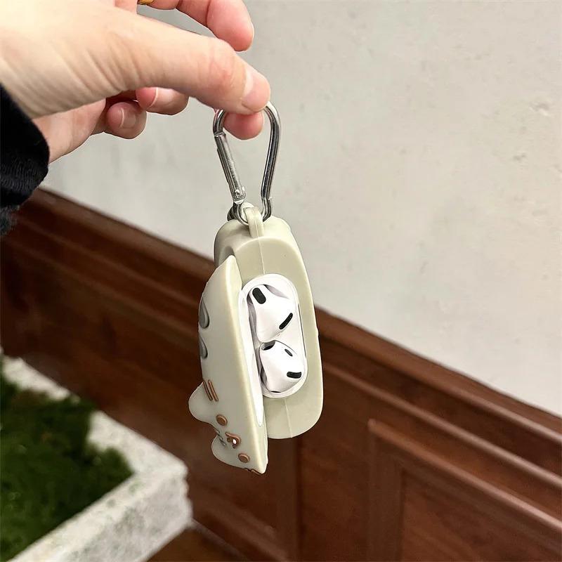 Creative Cat Silicone Case for AirPods 4 Airpod 1 2 3 Pro Pro2  Bluetooth Earbuds Charging Box Protective Earphone Case Cover