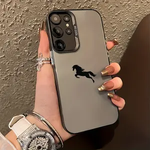Phone Case - Super Cool Black Horse Personalized Creative Phone Case for Galaxy A03/A04E/A05S/A10S/A11/A12/A13/A14/A15/A20/A21S/A22/A23/A24/A25/A30/A30S/A31/A32/A33/A34/A35/A50/A52/A53/A54/A55/A70/A71/A72/S10+/S20Ultra/S21Fe/S22/S23/S24/S24Plus/M10S