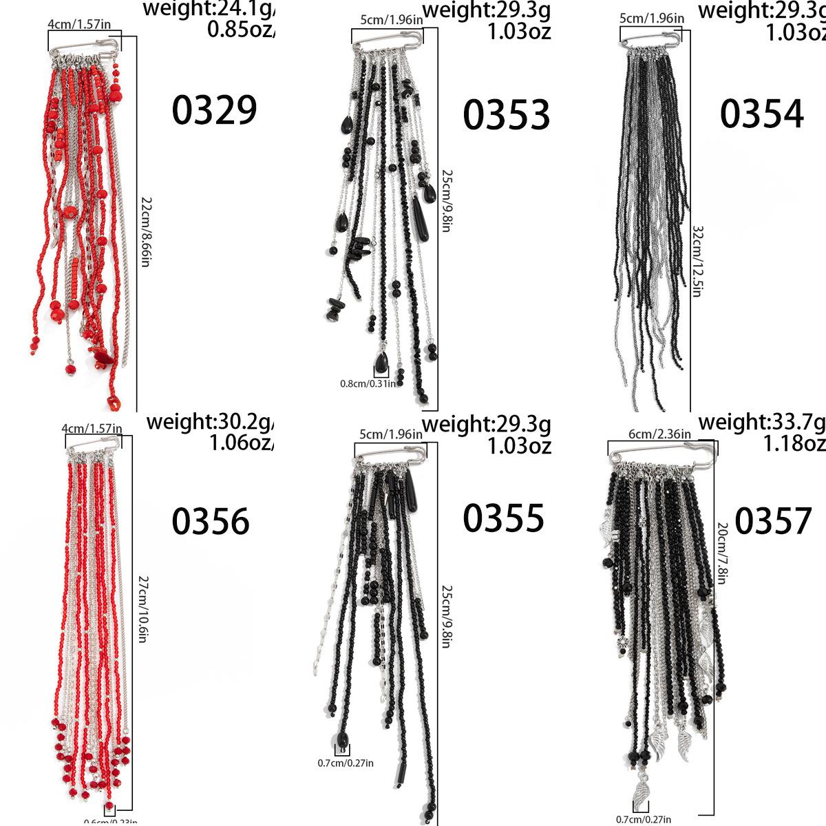 Trendy Minimalist Rice Bead Crystal Brooch INS Stylish Personalized Safety Pin Versatile Daily Accessory Elegant Sparkly Rhinestone Lapel Pin Multi Functional Fashion Jewelry for Women Office Commute Party Casual Outfit Decoration