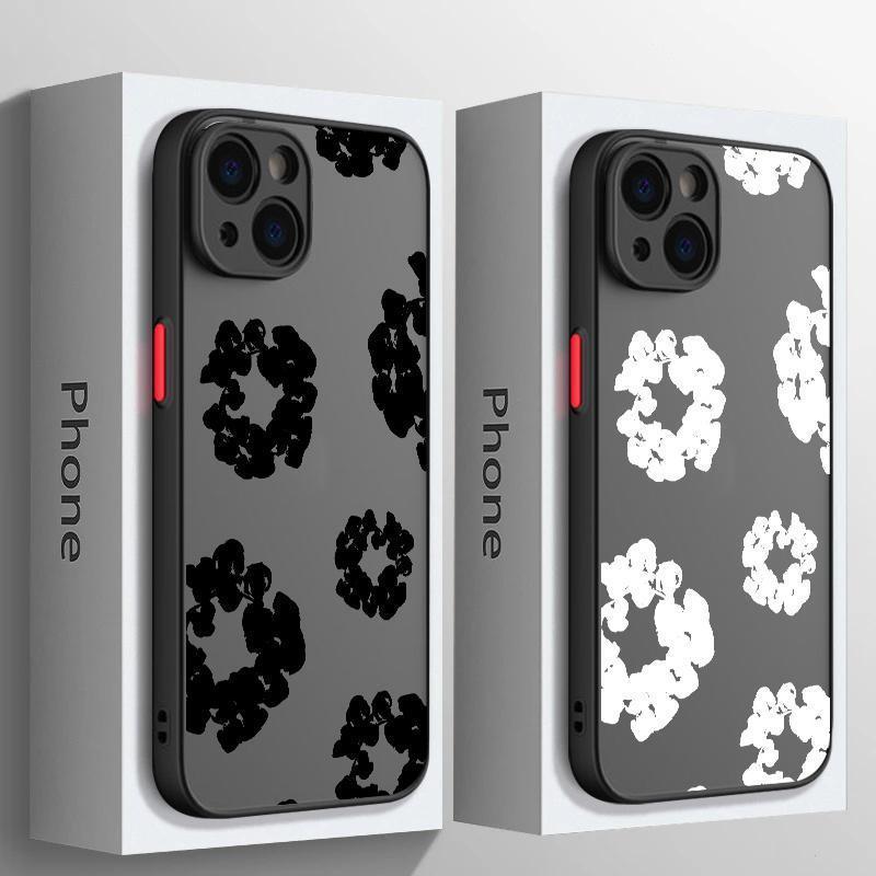 Luxury D-Denims T-Tears Matte Clear Back Cover Silicone Protector for iphone 16 pro max cases 15 14 13 12 11  Pro Max XR XSMax 7 8 6 6s Plus Shockproof Casing Cellphone Protective Case Smartphone Protection