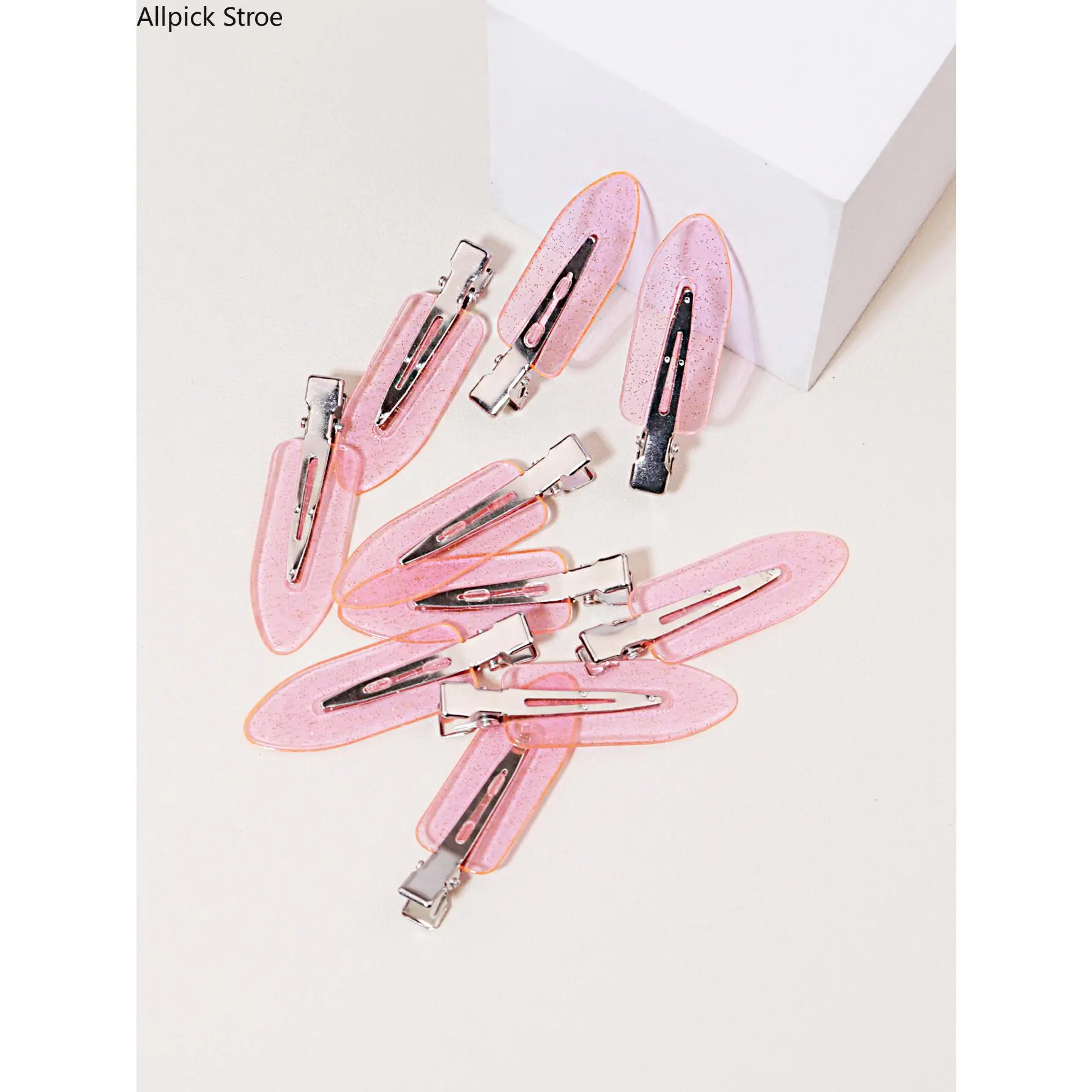 20 Pack Clear Hair Clips – Seamless Fashion Clips for Styling, Transparent Sectioning Clips for Makeup & Hair, Crab Clips for Real Hair Wigs