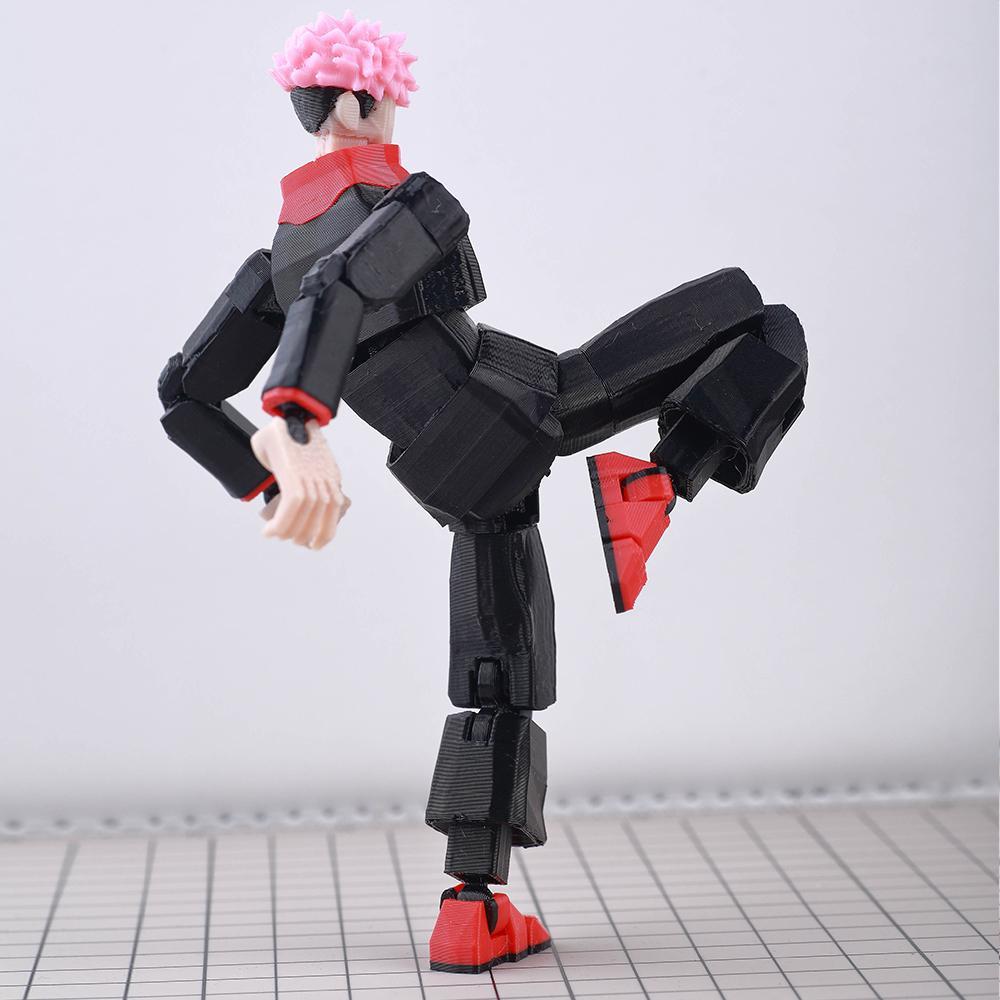 3d Printed Dummy13 Jujutsu Kaisen Ryomen Sukuna Action Figure Anime Model Toys Multi-Jointed Poseable Collectible Toy Gift