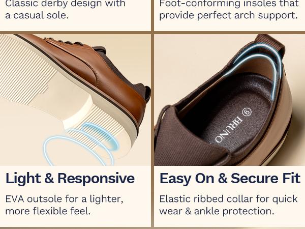 Bruno Marc Men's Lace-Up Comfortable Fashion Dress Shoes Black Business Casual Oxfords with Round Toe Slip-On Closure for All Seasons