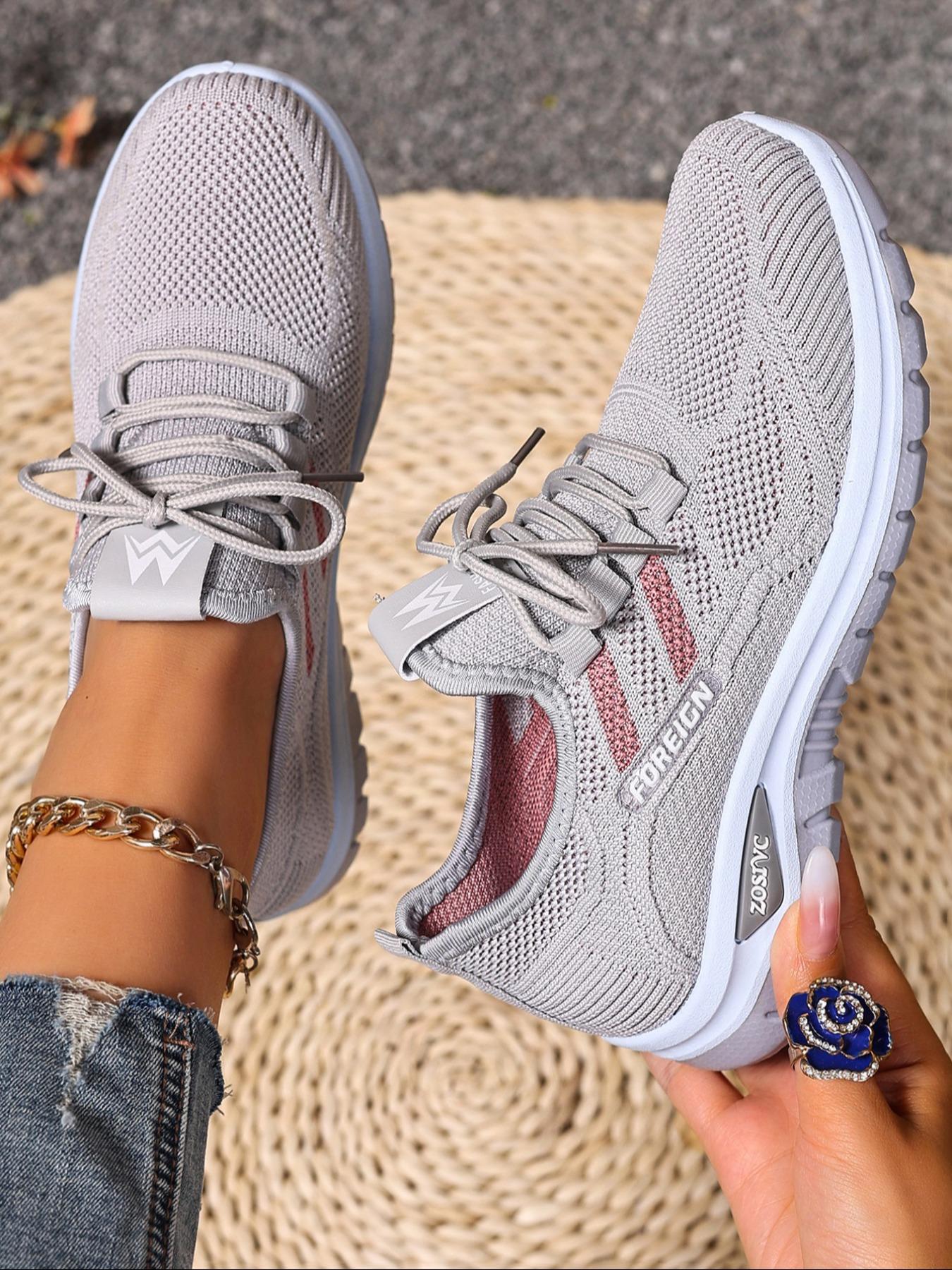 Women's New, Large Size Lightweight Soft Sole Shoes, Comfortable Non-Slip Walking Shoes, Lightweight Breathable Shoes, Perfect for Travel & Leisure Activities