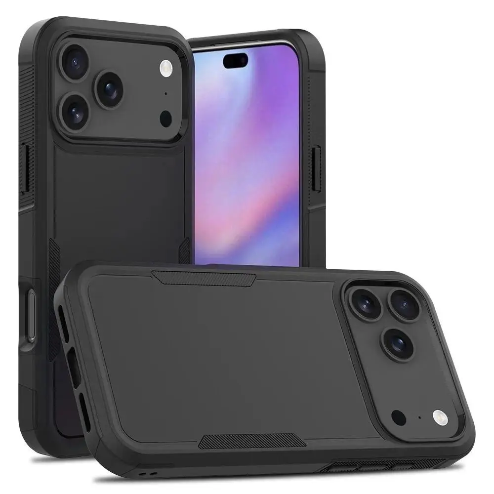 Compatible with iPhone 17, 16, 15, 14 Plus, 13 Pro Max, Military Grade Heavy Duty Shockproof Hard Armor Protective Phone Case HNZ0163