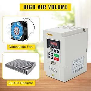 Spring new arrivals VFD 3KW 220V 4HP, 1 or 3 Phase Input, 3 Phase Output Variable Frequency Drive, AC 14A 0~1000HZ CNC Motor Inverter Converter for Motor Speed (RS485)