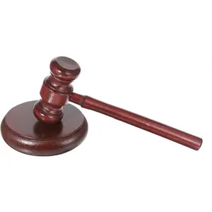 Handmade Wooden Gavel and Sound Block Set Judge Hammer for Court Lawyer Auction Sale Meetings Student Ideal Gift