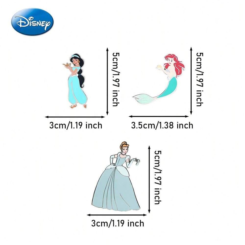 1Pc Disney Officially Licensed Collectible Enamel Princess Brooches Snow White Cinderella Ariel Tiana Moana and Other Beautiful