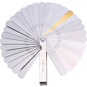 32 Stainless Steel  Feeler Gauge  Marked Metric and  Gap Gauge