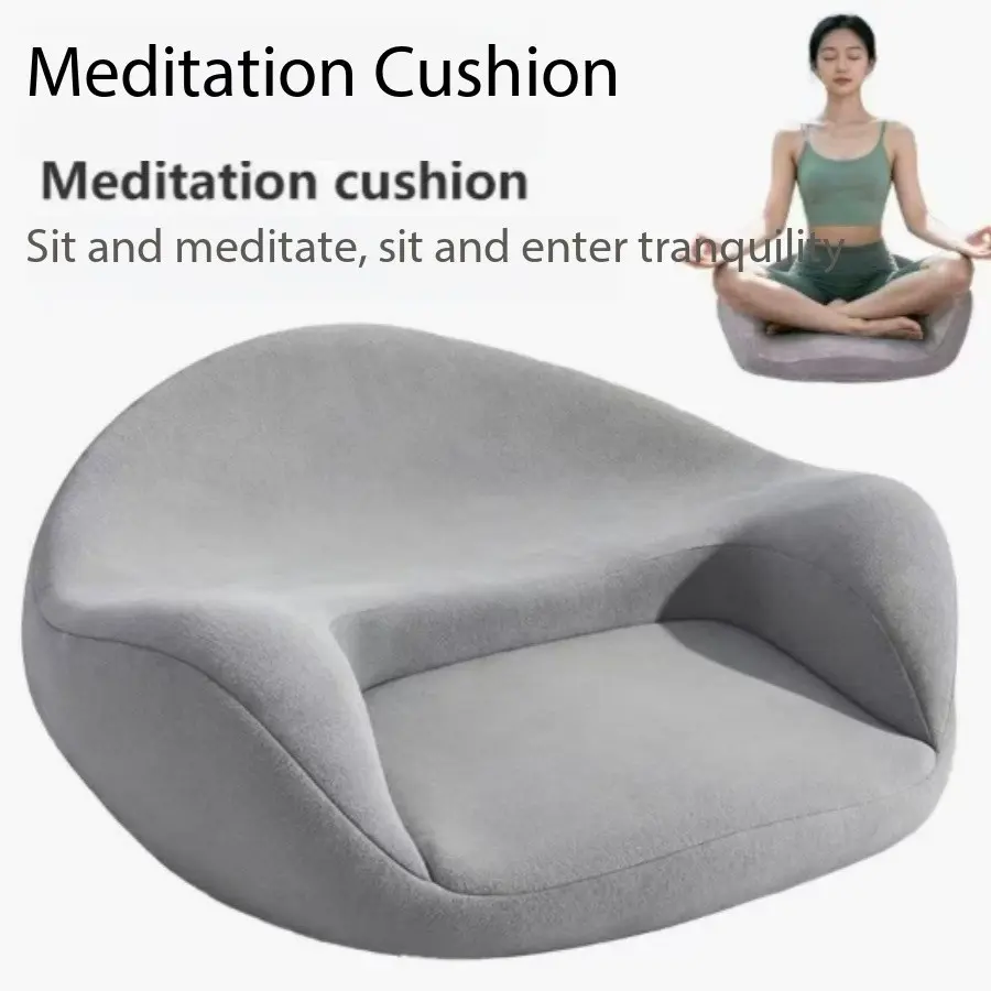 Multifunctional Meditation Pad, Ergonomic Seat Cushion, High Elastic Memory Foam, Yoga and Prayer Support Mat, Home Rest Pad, Padded Mat