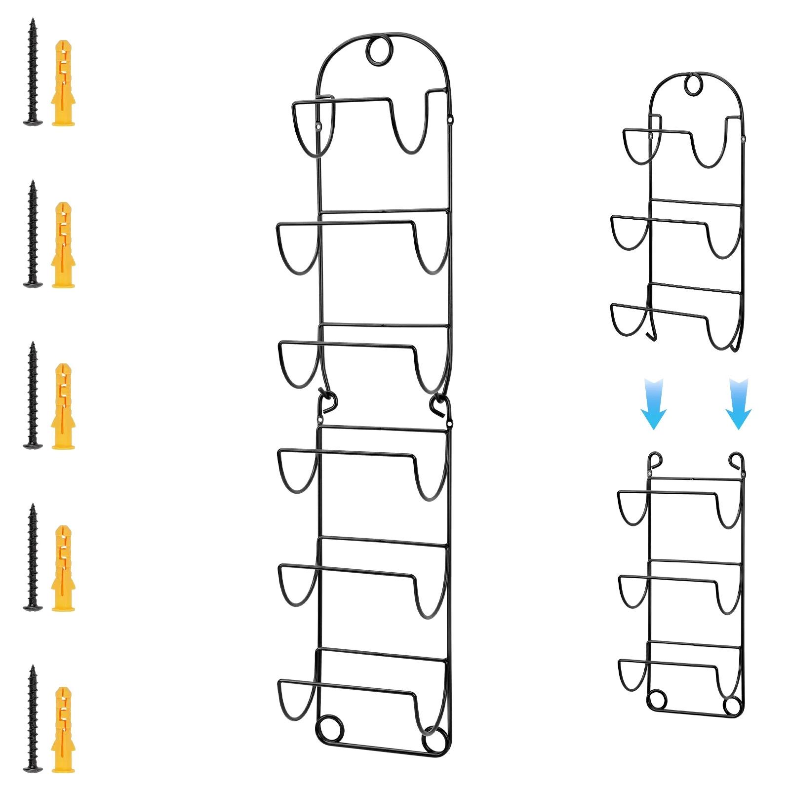 SICANDAENHK Stylish and practical 6-tier hanging towel rack!Wall-mounted design with extra shelves for washcloths and linens.Ideal for bathroom, spa, salon and modern home decor🌟