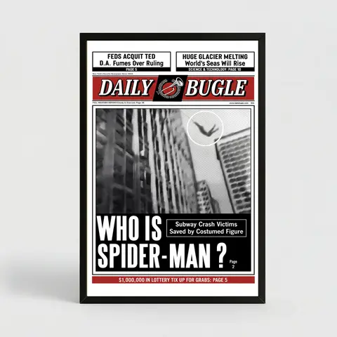 S-M Movie Newspaper Poster Canvas Print Poster, Movie Poster, Newspaper Art Decor, Wall Decor For Bedroom Game Room Dorm, S-M Fans Lover Collection