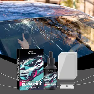 Car Windshield Repair Kit, Front Windshield Fixing Liquid Set, Quick Crack Repair, Easy Application, Durable Solution