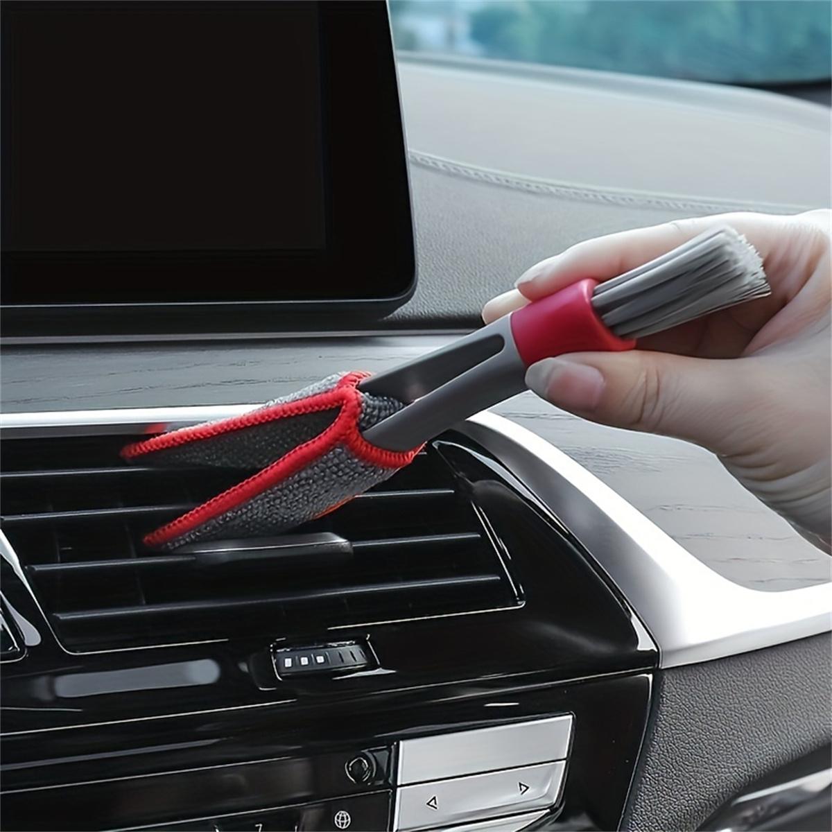 Car Air Vent Cleaning Brush, Double-Headed Multifunctional Car Interior Cleaning Brush, Auto Detailing Cleaner, Car Cleaning Tool, Car Detailing Supplies, Car Detailing Products, Car Detailing Brushes #GLOBAL PICKS