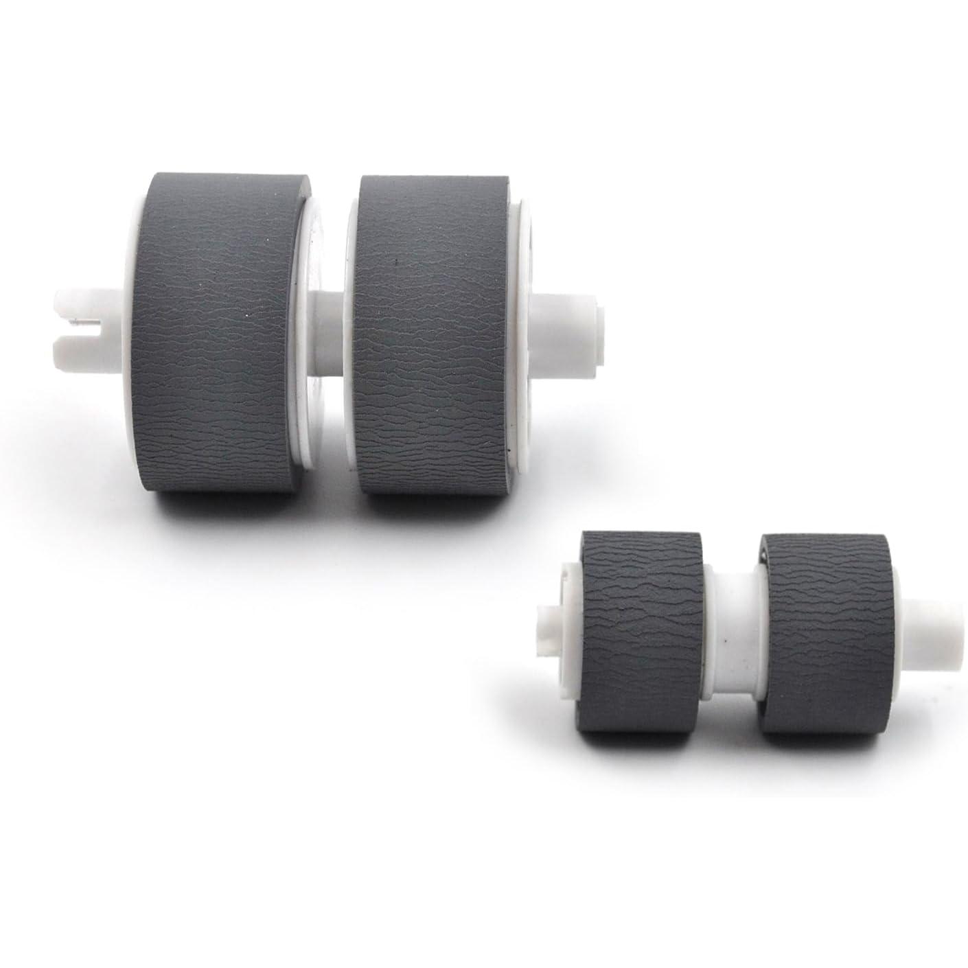Scanner Feed Separation Roller Compatible with  DR-C125 DR-C225 DR-C255 DR-C225II DR-C225W Scanner Exchange Roller Kit
