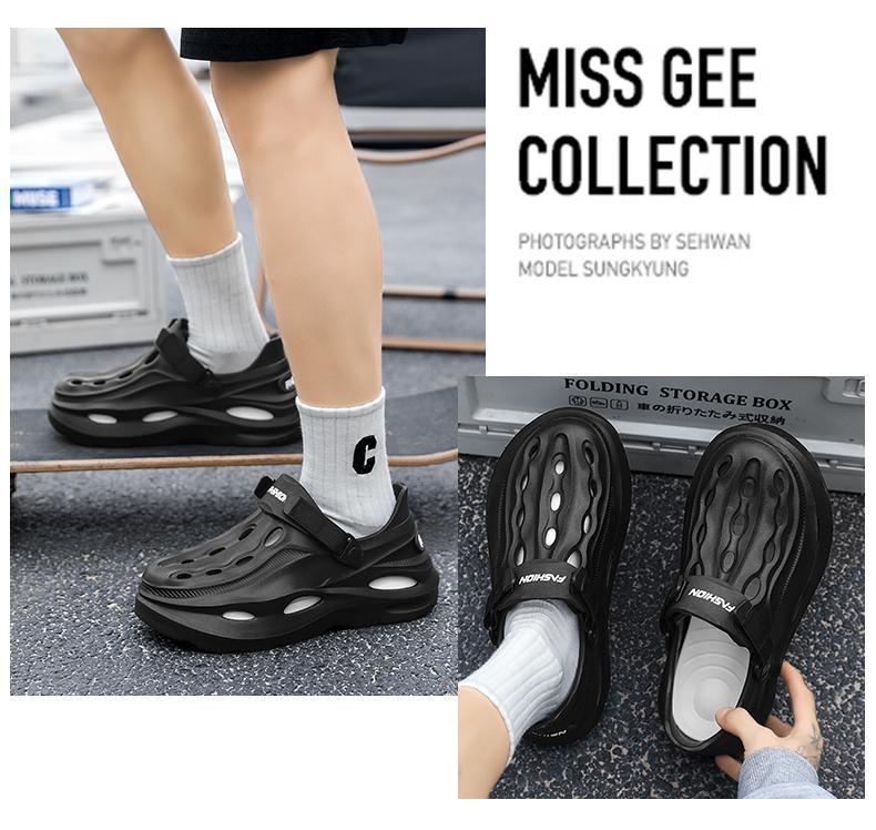 2-in-1 Slides & Clogs |     Perfect for Beach, Pool, Street Wear