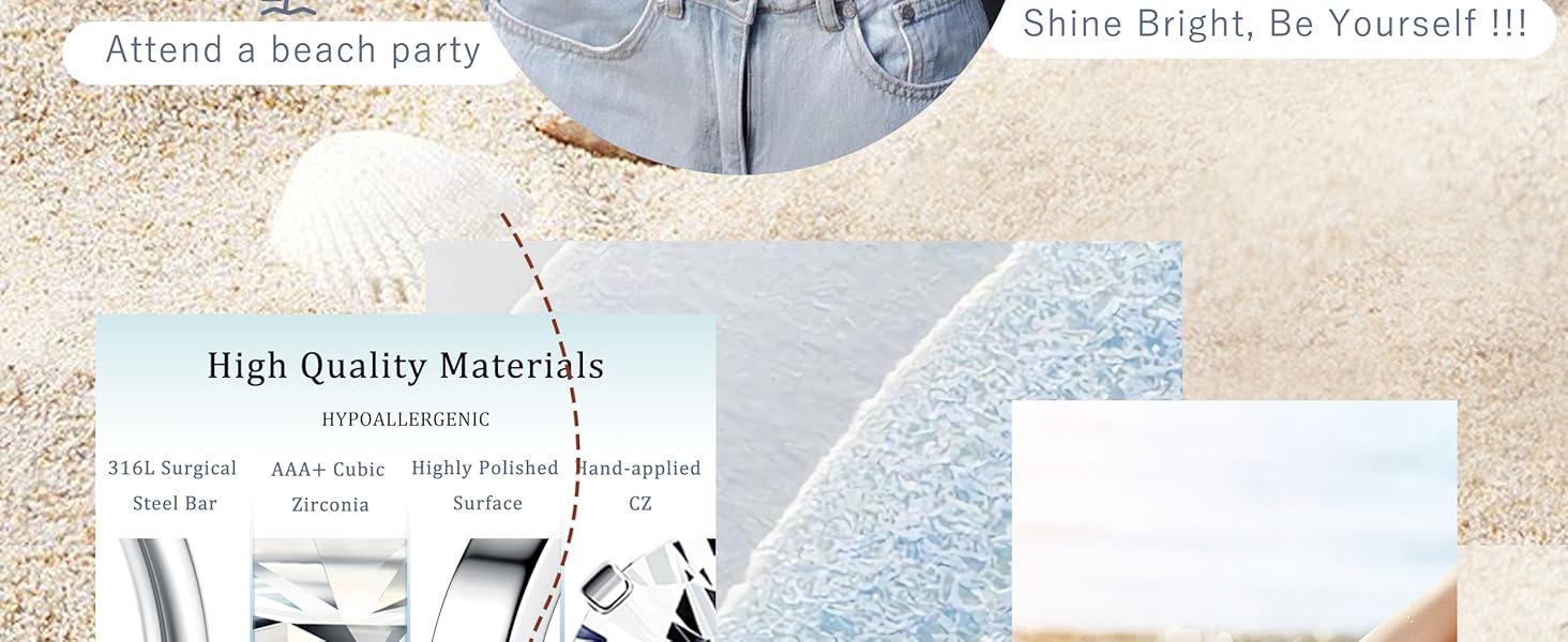 LOLIAS Silver/Gold Plated Belly Button Rings Surgical Stainless Steel Belly Rings CZ Clicker Belly Button Piercings for Women Navel Piercings Pack,Silver/Gold