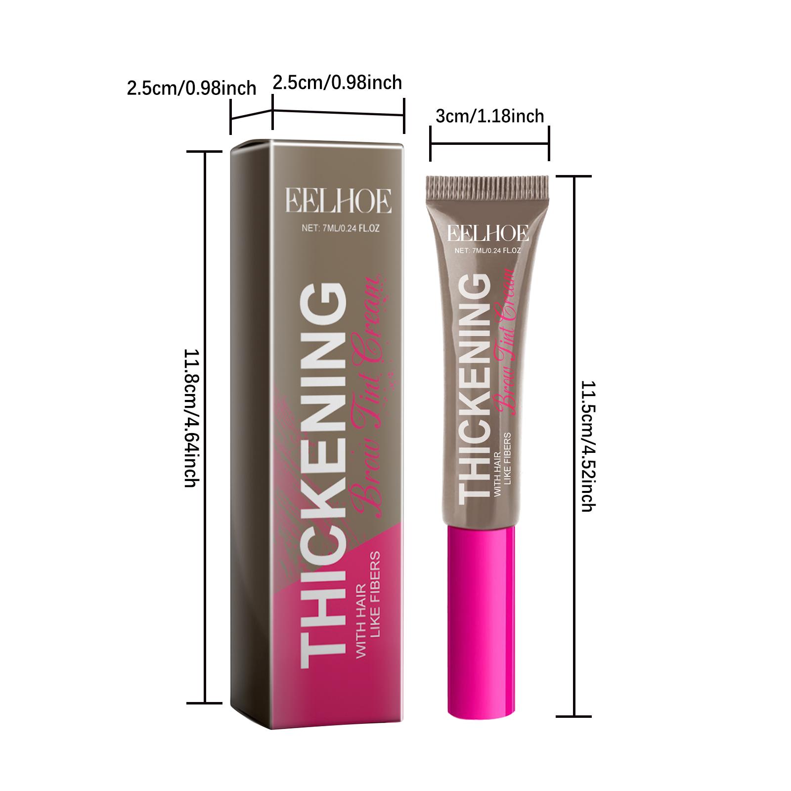 EELHOE Fiber Brow Dye Series, Natural Makeup, Color, Water Resistance And Stereoscopic Eyebrow Makeup