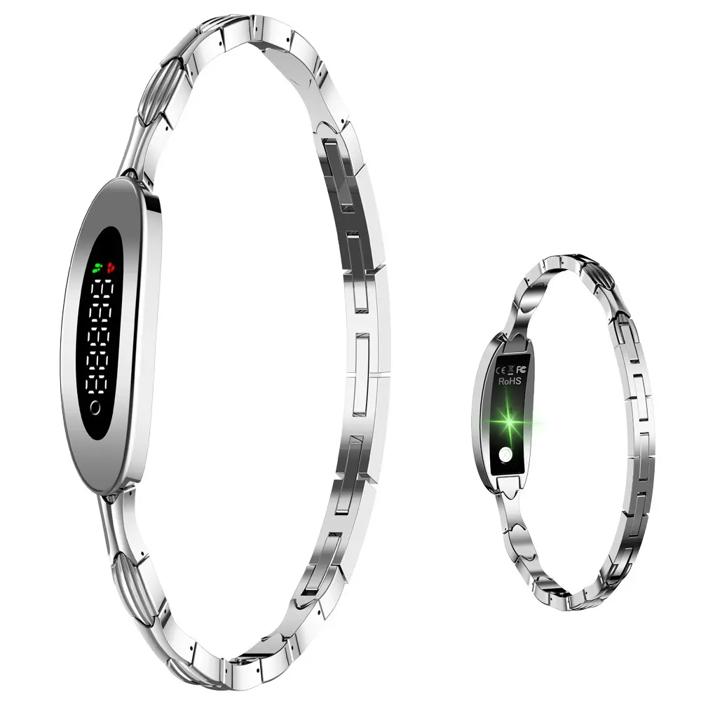 Smart Bracelet for Women , Health Monitoring Fitness Tracker, Ultra-weight Wearable,Free APP, IP68 Waterproof, Multiple Sports Modes, Sleep Tracking, Compatible for Android and IOS Phones