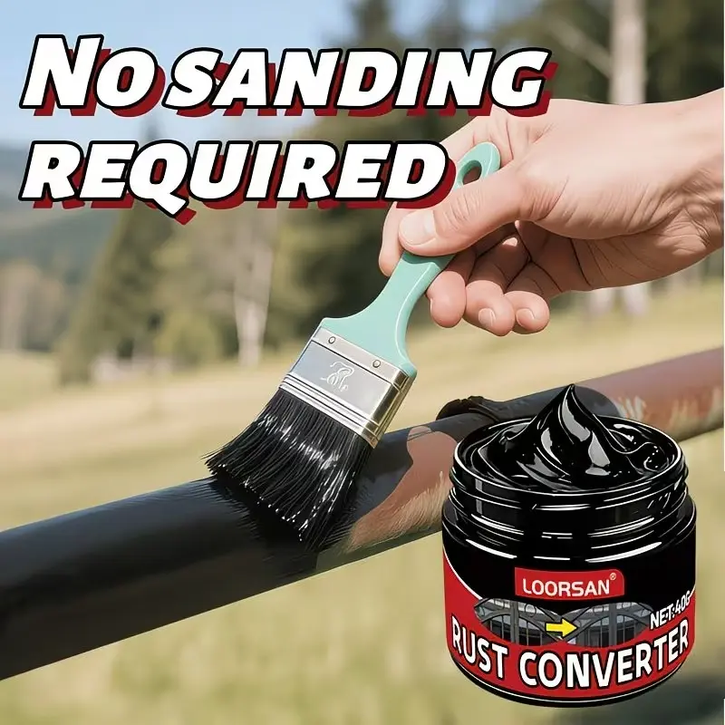 Metal Rust Converter Cream, Surface Care and Protection Coating for Car Frames, Door Frames, Wheels, Iron Rails, Pipes, Hardware Tools