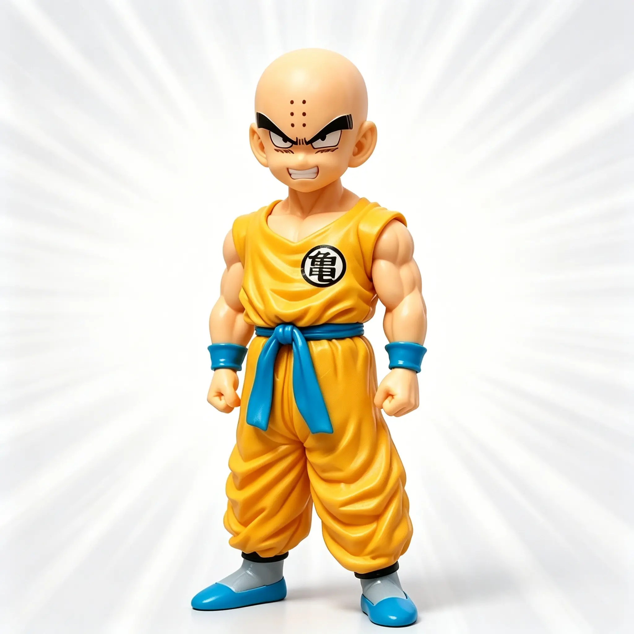 Dragon Ball Z Krillin Standing Figure Model, 15cm PVC Statue, Detailed Martial Arts, Perfect Anime Collectible Gift
