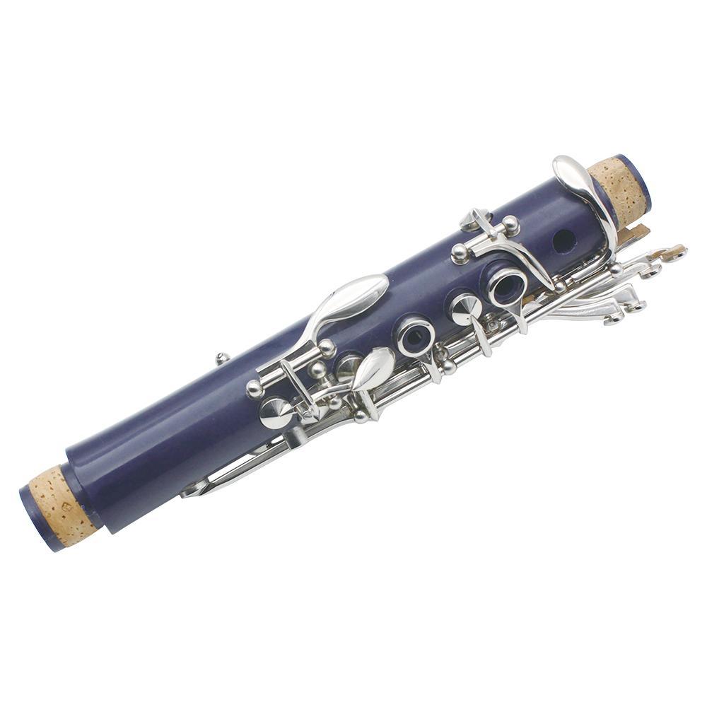 Bb Clarinet, 17 Nickel Keys Bb Clarinet, Woodwind Instrument for Students, Musical Instrument for Beginners, Music Accessories