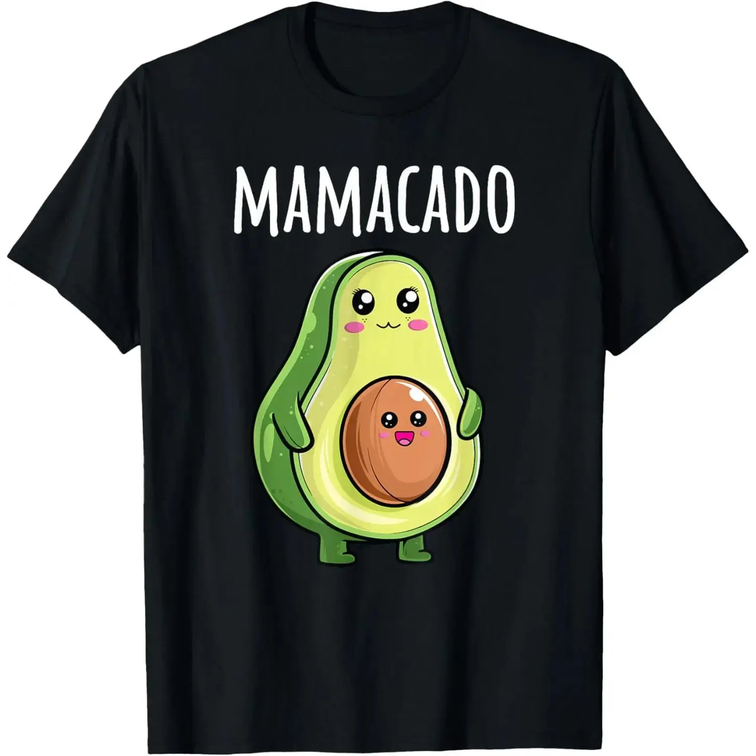 100% Cotton Unisex Pregnancy Announcement Shirts Women Mom Funny Mamacado T-Shirt......