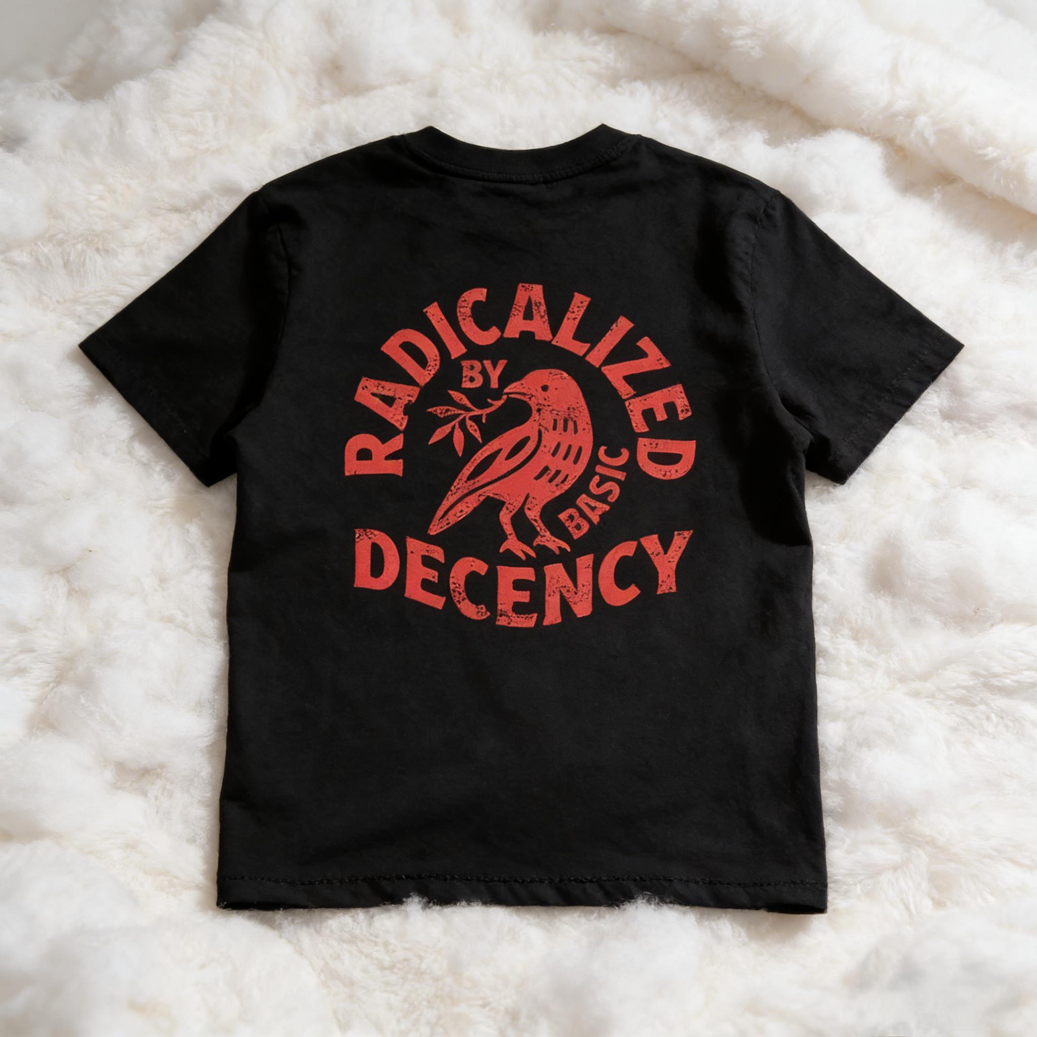 Vintage Radicalized By Basic Decency Unisex T-shirt, Political Protest T-shirt, Feminist Activist Gift, Liberal Clothing, Social Justice Gift Vintage Radicalized By Basic Decency Unisex T-shirt, Political Protest T-shirt, Feminist Activist Gift, Liberal Clothing, Social Justice Gift