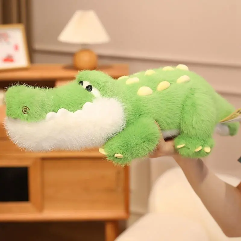 50cm soft Stuffed Animal Crocodile Doll Plush Toy Decorated  Plush Toy Pillow  cartoon Crocodile  Birthday Gift For Children
