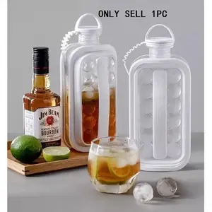 Multi-Color Home Ice Ball Mold, Food Grade Spherical Ice Storage Box, Portable Ice Bag, Convenient for Outdoor Use, Keep Cool All Summer