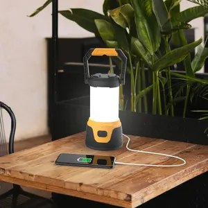 Rechargeable LED Camping Lantern with Power  Function, 1000 Lumens Camping Lights, 5 Lighting Modes, Ideal for Power Outages, , Hurricane,  and