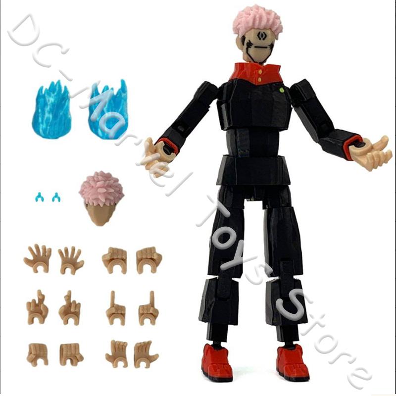 In Stock 3d Printed Jujutsu Kaisen Ryomen Sukuna Anime T13 Dummy13 Multi-Jointed Movable 3d Printed Action Figure Custom Toy