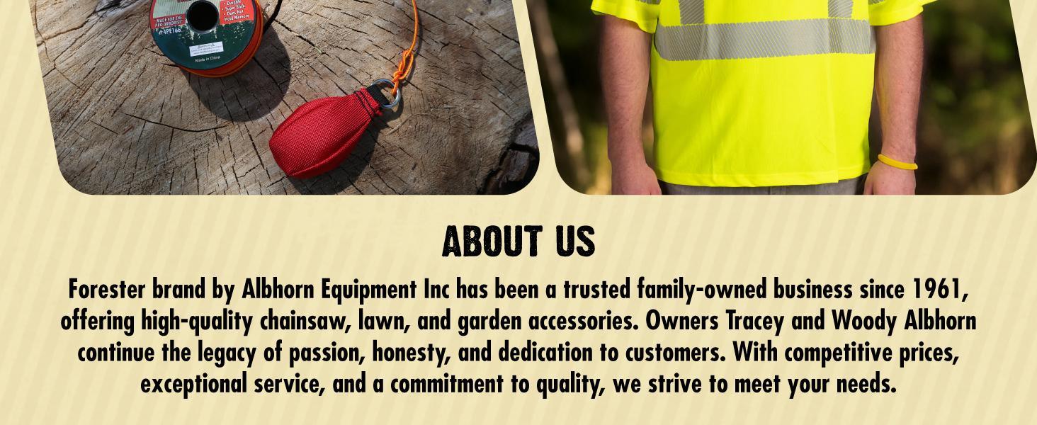 Arborist Throw Line Kit | Throw Weight & 166ft Rope | Ultra Slick 100% Polyester Rope | Arborist Equipment for Tree Climbing