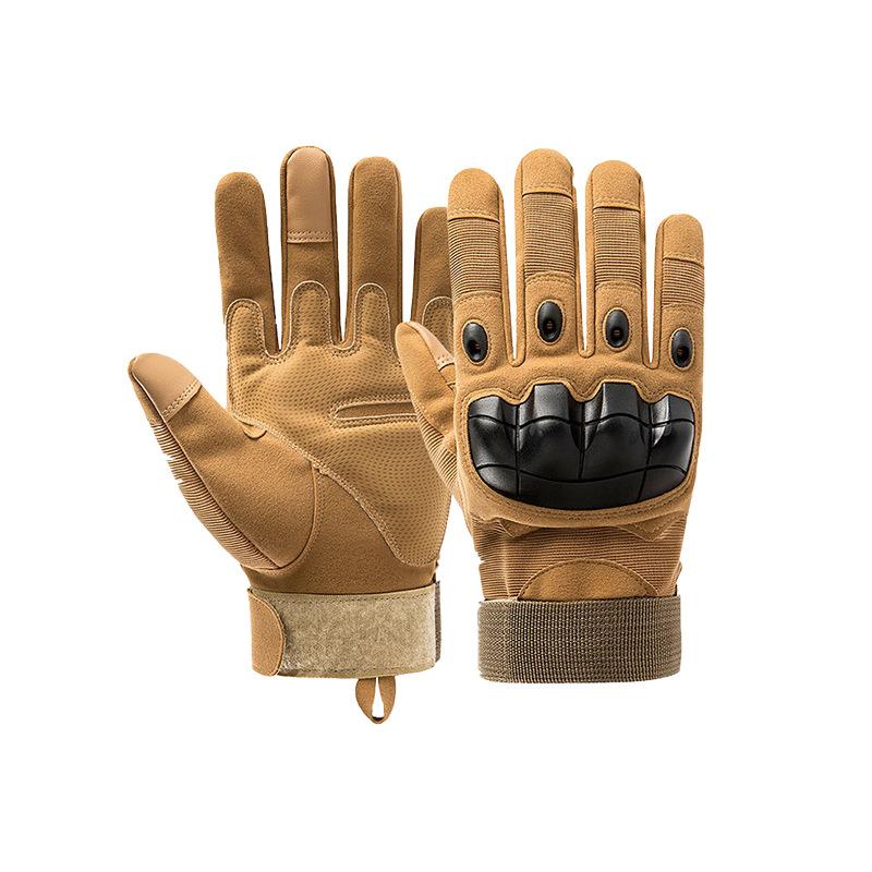 Tactical all-finger gloves, breathable and non-slip, with soft joint protection, outdoor sports gloves for sports, riding, training