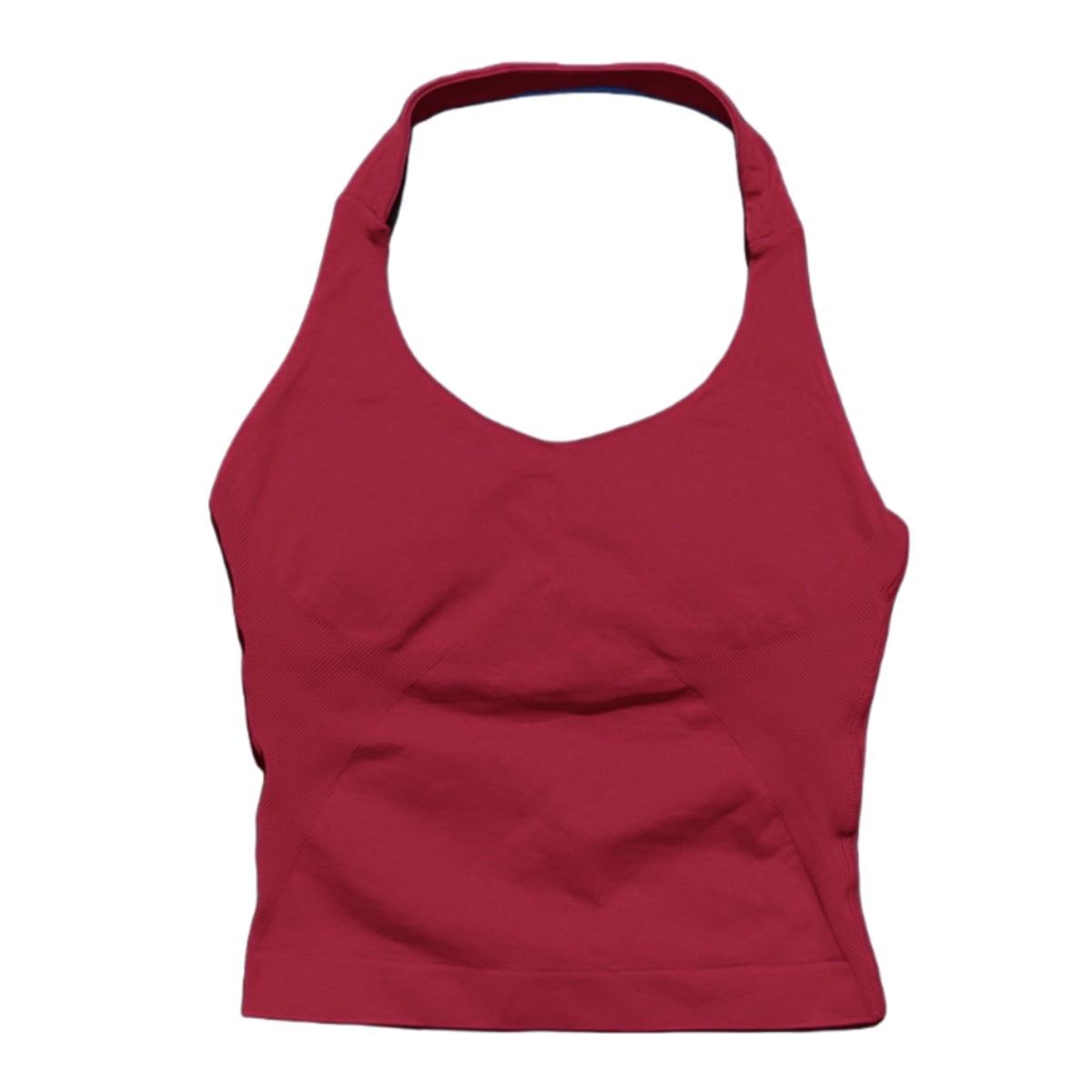 (With Logo) DFYFN  Gym Sports Top Women Seamless Yoga Tank Longline Strappy Top Open Back Bra Sportswear Gym Clothing Running Workout Halter tracksuits men wrestling suits Women's Bandeau Bikini and Maxi Dress Set Breathable Camouflage Training