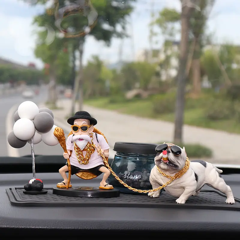 Car Figurine Handheld Car-mounted Men's Internet Celebrity Turtle Immortal Creative Personal Cool Car Interior Decoration Dashboard