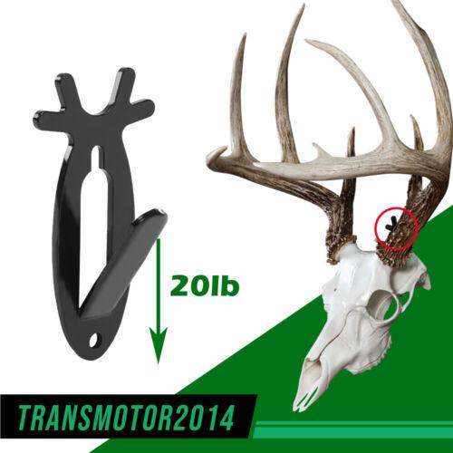 6Pcs European Mount Skull Wall Hanger Hook Deer Antelope Antler Mount Bracket Strong Hooks for Heavy Objects Upgraded Version