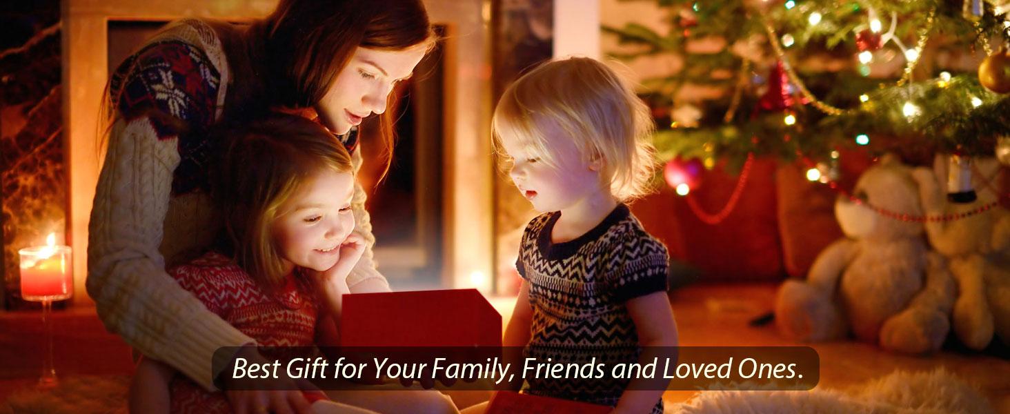 Night Light, Cute LED Lamp with Remote, Silicone Nursery Night Light for Kids, Slicone Rechargeable Bedside Lamp with 8 Themes and 8 Chimes, Funny Rotatable Decor for Kids, Girls, Pink