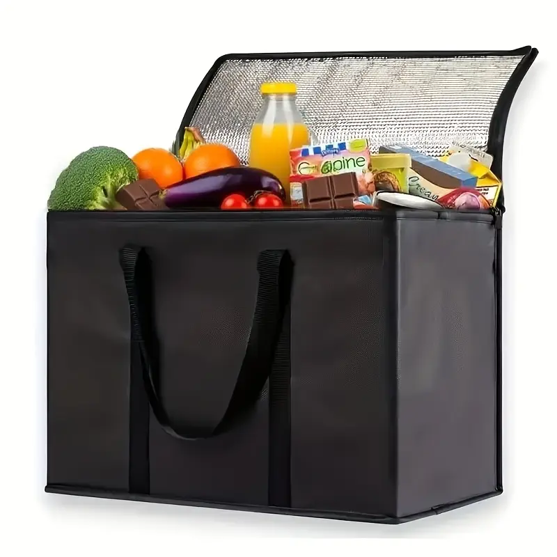 [Christmas, New Year] A Large and Extra-Large Outdoor Insulated Beverage Cooler Bag, Made of Portable and Durable Aluminum Foil Material, Suitable for Camping, Picnics, Outdoor Activities, and Festive Gifts (Christmas, New Year), and Safe for Contact with