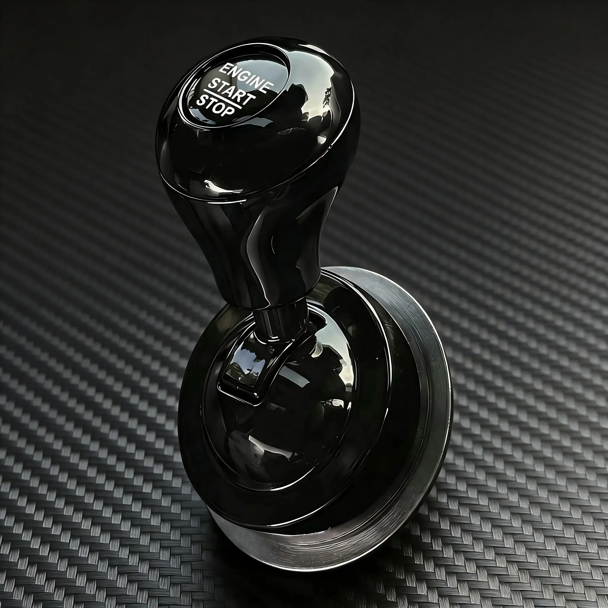 Universal One-Key Start Rod, Car Push Starter Easter Creative Button Cover Joystick, Cool Engine Ignition Car Interior Accessory, Car Accessories