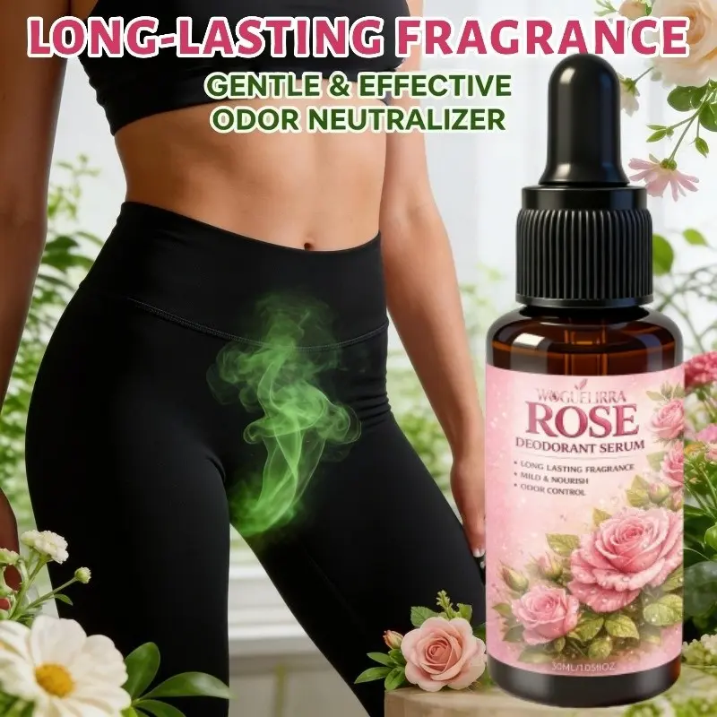 Women's Rose Deodorizing Moisturizing Oil, Non Aerosol Deodorant, Private Part Care, Long-Lasting Freshness, Gentle on Skin, No Irritation, 72 Hours Protection