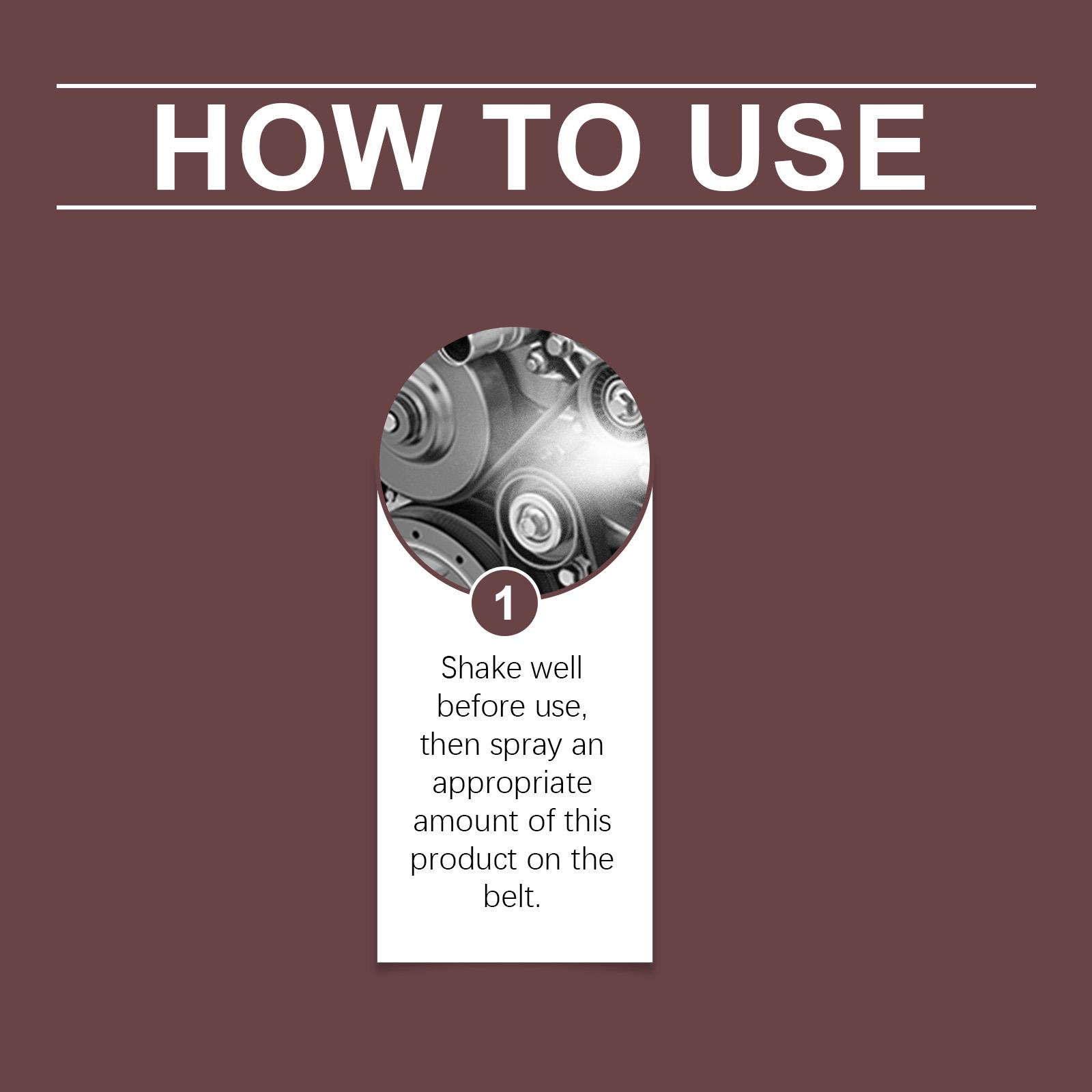 Homonth Car Engine Belt Lubricant Car Belt Noise Aging Protection Maintenance Agent