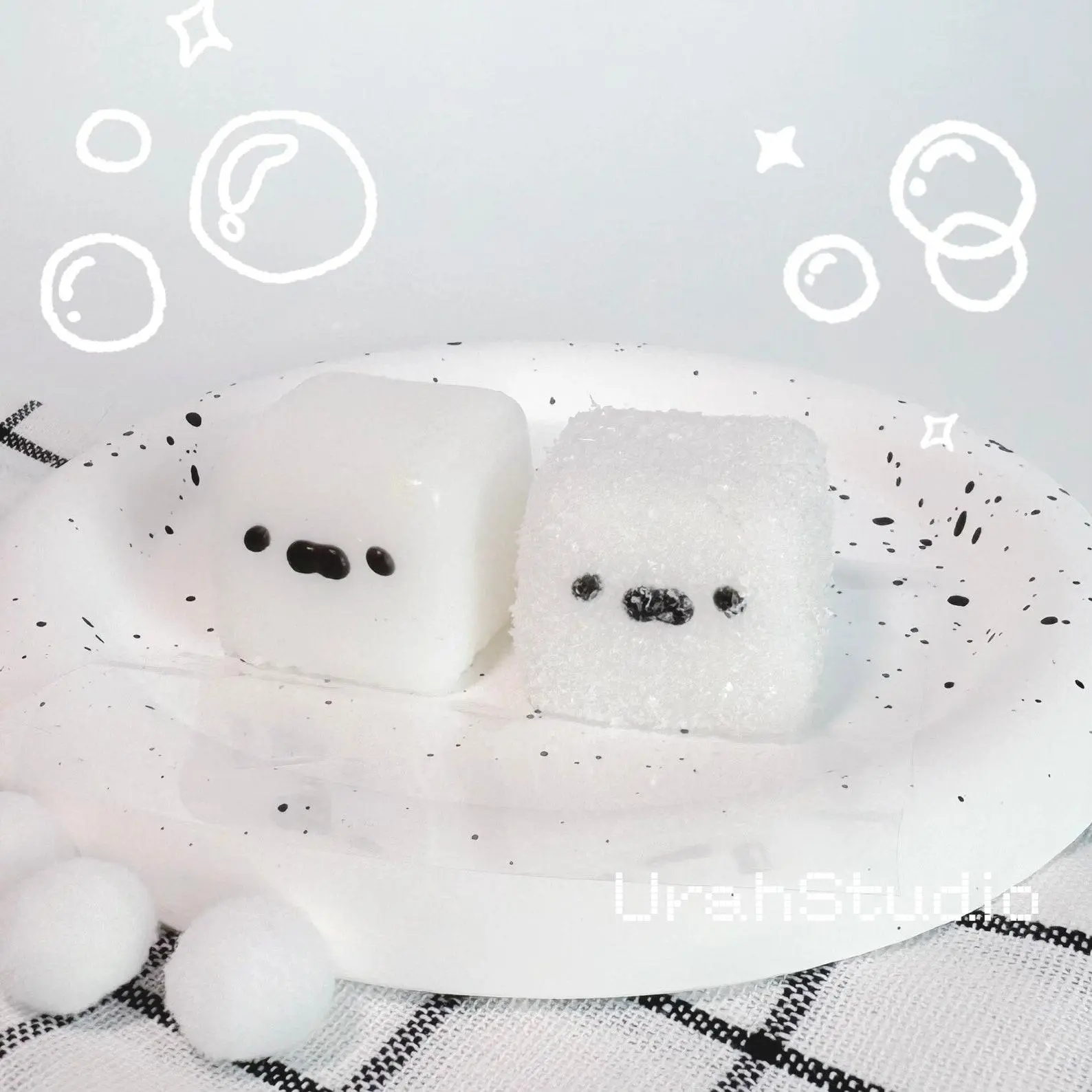 Seal Sugar Cube Squishy Toy | Hand-made | Stress reliever | Slime toy