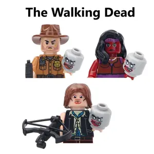 2026 hot item Daryl Dixon Rick Grimes Michonne Vampire Zombies The Walking Dead Building Blocks Mini Action Figure Toys