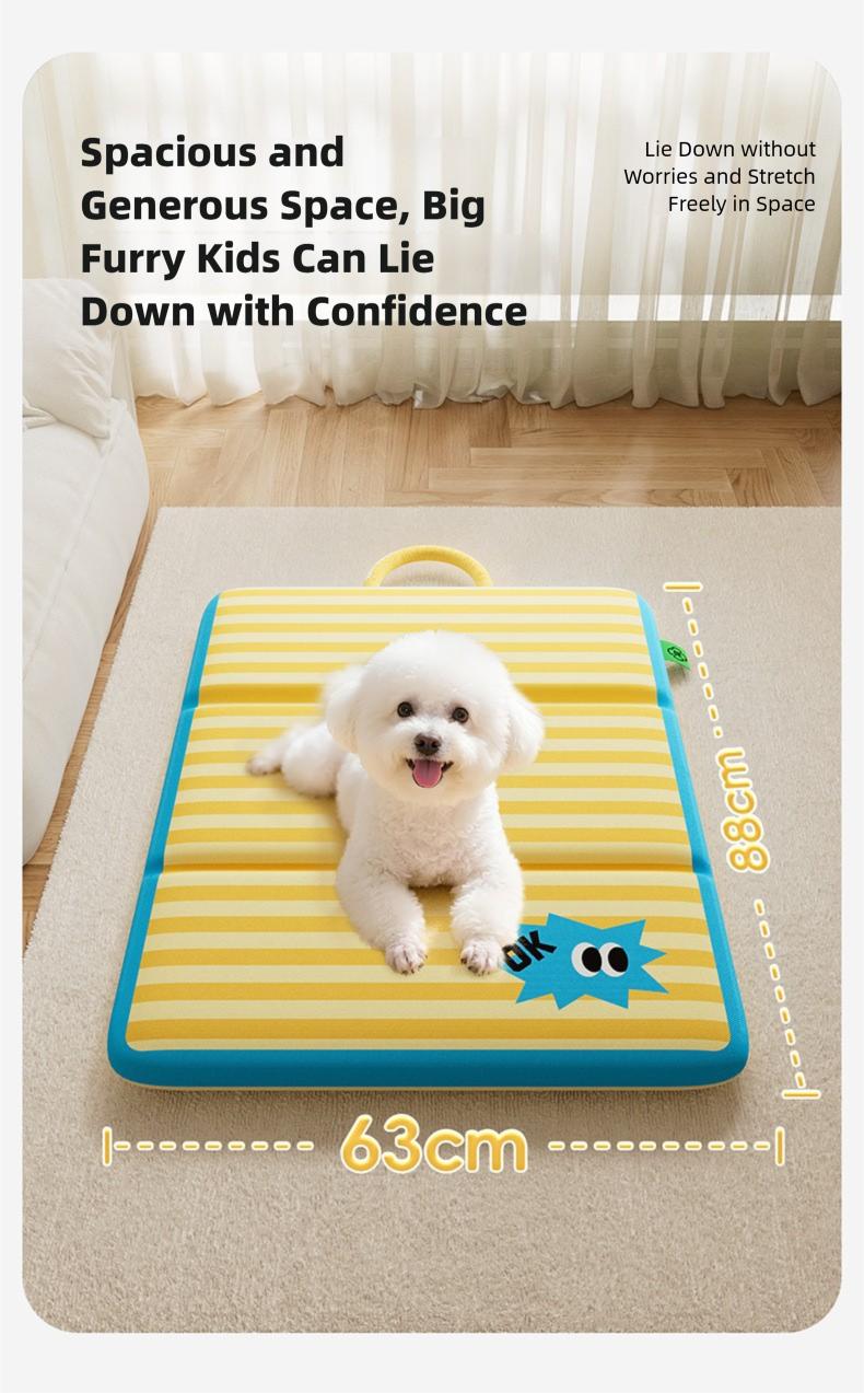 New all-season pet mat, double-sided, foldable, with handle, suitable for dogs and cats