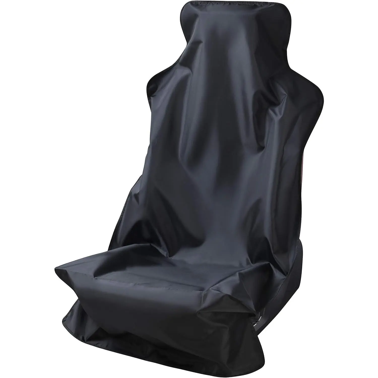 Seat Cover Protector, Front Seat, Black, Pack of 1 | ,   Seat