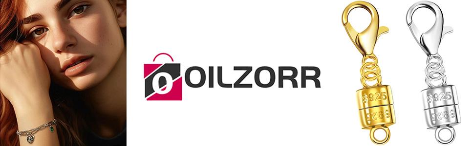 925 Sterling Silver Magnetic Necklace Clasps,Magnetic Necklace Clasps and Extenders,for Bracelet Necklace and Accessories (2pcs Silver)