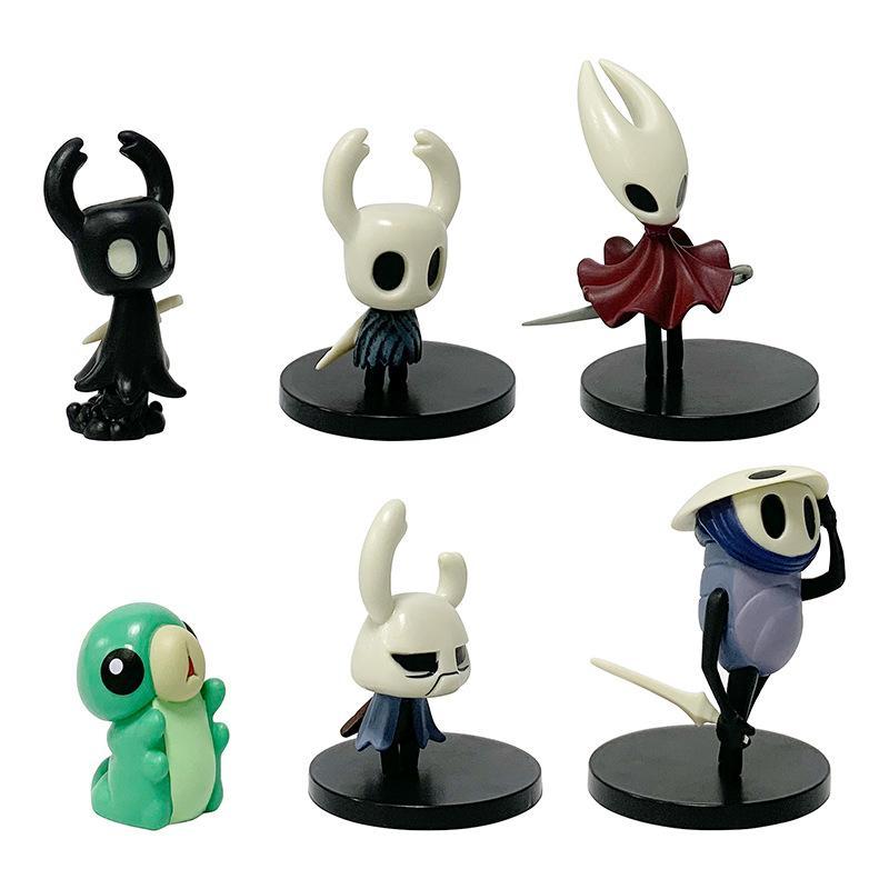 6pcs/set Hollow Knight Action Figure PVC Doll Game Anime Collection Model Toys