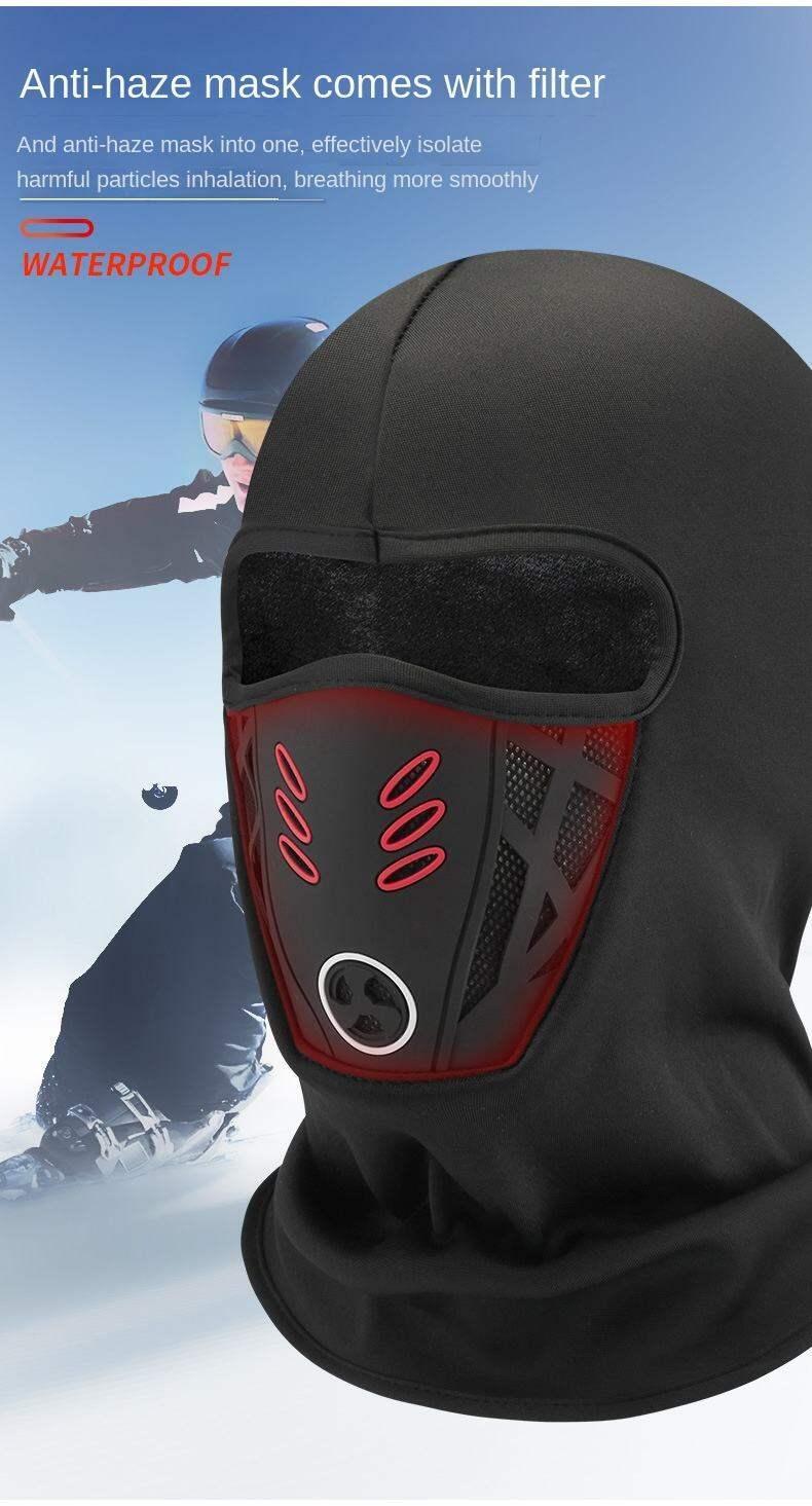 1pcs Winter Rider Warm Anti-Haze Balaclava Full Face Mask for Motorcycle Riding Cycling Ski Hood Cap Windproof Soft Outdoor Warm Bike Headwear