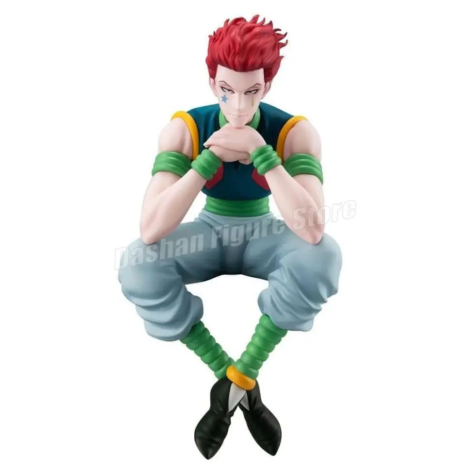 Anime Hunter×Hunter Action Figure Hisoka Kurapika Chrollo Illumi Figurine Car Ornaments PVC Collection Noodle Stopper Model Toys